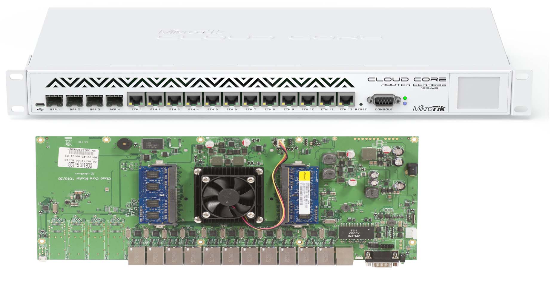 Jual harga Mikrotik CCR1036-12G-4S 4 SFP 12 Port ethernet